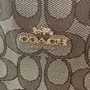 Coach Brown Signature Pattern Bag